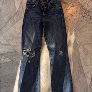 Mother Denim Insider Crop Step Chew size 27